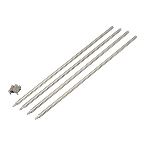 Tiefenerder Staberder Erdung Erder Blitzableiter 4m Set Ø 20 mm V4A Edelstahl