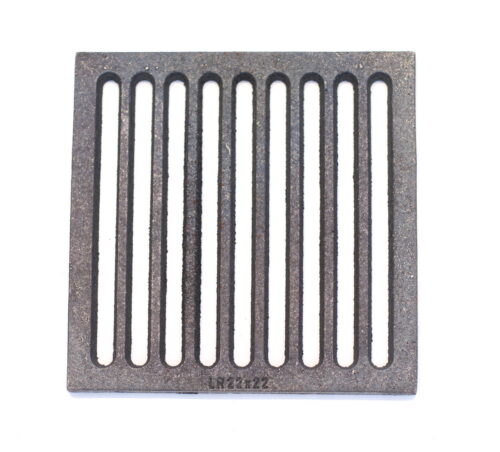 Hochwertiger 22 x 22 cm Gussrost Ofenrost Kaminrost Ascherost Feuerrost Rost