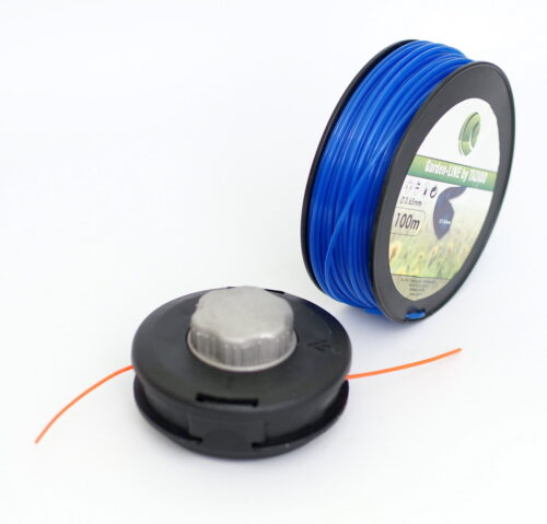 Fadenkopf Easy Load Mähkopf Motorsense Freischneider + 100m Mähfaden 2,65mm
