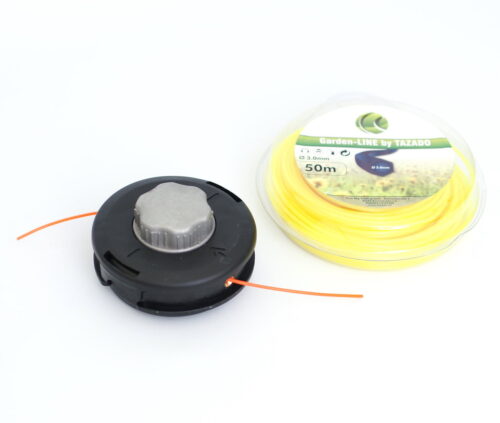 Fadenkopf Easy Load Mähkopf Motorsense Freischneider + 50m Mähfaden 3mm