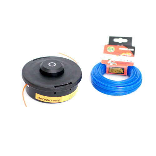 Fadenkopf Mähkopf AutoCut Motorsense Freischneider + 15m Mähfaden 2,65mm