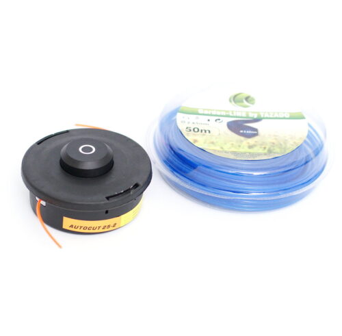 Fadenkopf Mähkopf AutoCut Motorsense Freischneider + 50m Mähfaden 2,65mm
