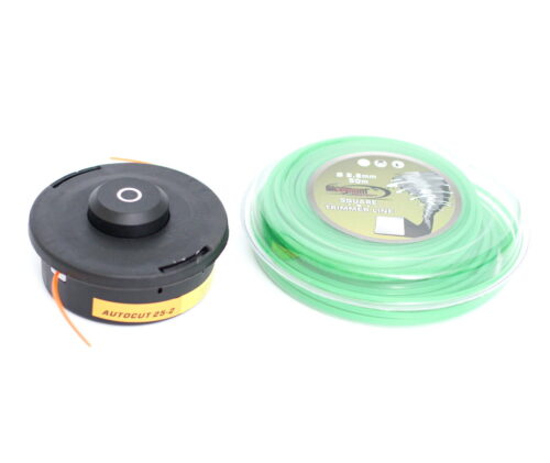 Fadenkopf Mähkopf AutoCut Motorsense Freischneider+50m Mähfaden 2,8mm 4K
