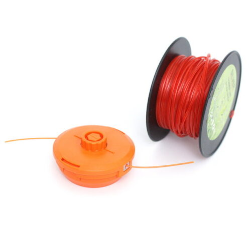 Fadenkopf Mähkopf Easy Load Motorsense Freischneider + 100m Mähfaden 2,7mm Stern