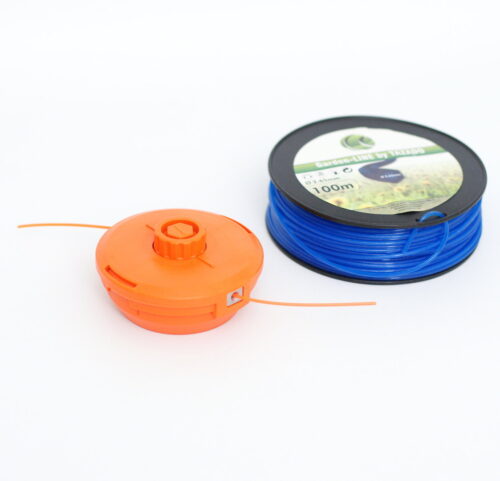 Fadenkopf Mähkopf Easy Load Motorsense Freischneider + 100m Mähfaden 2,65mm