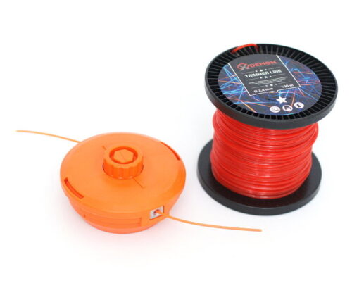 Fadenkopf Mähkopf Easy Load Motorsense Freischneider + 100m Mähfaden 2,4mm Stern