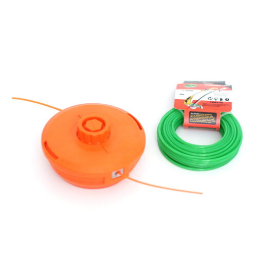 Fadenkopf Mähkopf Easy Load Motorsense Freischneider + 15m Mähfaden 2,4mm
