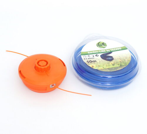 Fadenkopf Mähkopf Easy Load Motorsense Freischneider + 50m Mähfaden 2,65mm