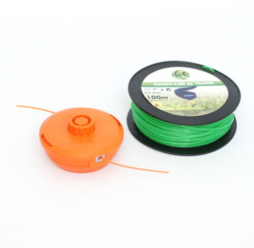 Fadenkopf Mähkopf Easy Load Motorsense Freischneider + 100m Mähfaden 2,4mm