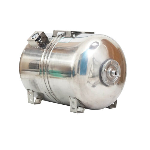 100L Edelstahl Druckkessel Druckbehälter Membrankessel für Hauswasserwerk INOX + Mano