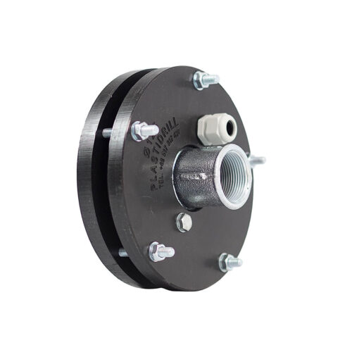 Brunnenkopf für Tiefbrunnen Brunnendeckel 4 1/2 Zoll DN125/32 für PE-Rohr 32mm