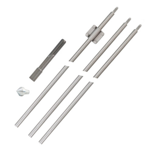 3m Tiefenerder Staberder Set Ø 20mm V4A Edelstahl SDS Max - mehrere Varianten
