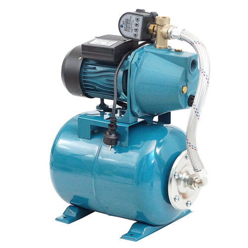 Hauswasserwerk 24L mit Gartenpumpe Jetpumpe JET100A 1100W 3600 L/h 5 bar + EDS