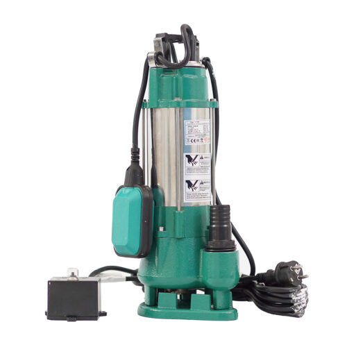 370W Fäkalienpumpe Schmutzwasserpumpe Tauchpumpe V370 mit Schneidwerk 7800 L/h