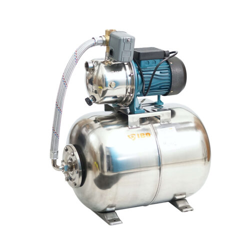 Hauswasserwerk 50L mit Gartenpumpe Jetpumpe AJ50/60 1100W 3600 L/h 5 bar + DS