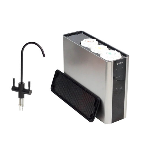 Umkehrosmose Osmose Wasserfiltersystem SILVER USTM 600 GPD schwarz
