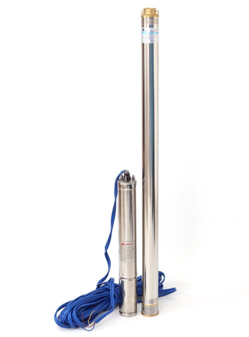 Robuste Tiefbrunnenpumpe 65QJD132 2,5 Zoll Sandverträglich <5% 0,55 kW 8,4 bar