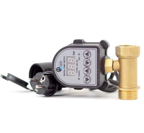 2in1 Elektronischer Druckschalter SK-07 + Trockenlaufschutz für Pumpe Hauswasserwerk
