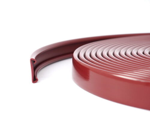 5m PVC Handlauf 40x8mm Treppenhandlauf Kunststoffhandlauf Gummi weinrot
