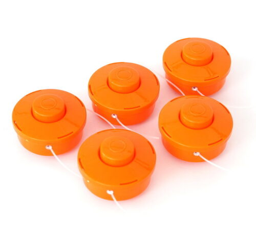 Sparset 5x Fadenkopf Fadenspule Doppelfadenkopf Mähkopf Motorsense orange