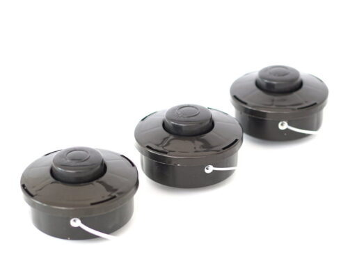Sparset 3x Fadenkopf Fadenspule Doppelfadenkopf Mähkopf Motorsense schwarz
