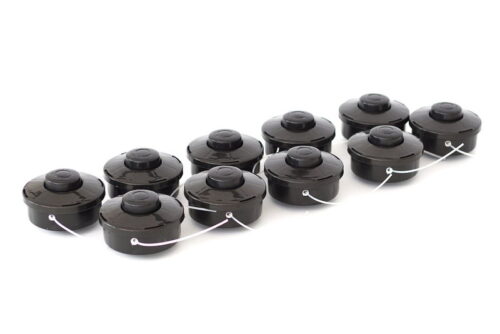 Sparset 10x Fadenkopf Fadenspule Doppelfadenkopf Mähkopf Motorsense schwarz
