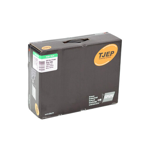 4000x TJEP 34° Streifennägel GR 28/75 D-Kopf blank gerillt 2,8x75mm