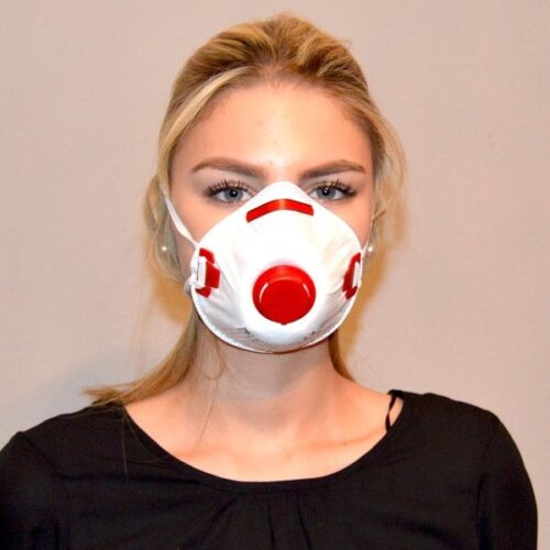 FFP2 Feinstaubmaske Atemschutzmaske Bakterien Feinstaub Mundschutz m. Ventil