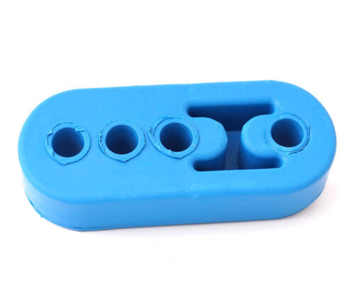 EPDM Auspuffgummi Hänger Halterung universell Aufhängung Auspuff 4 Loch blau 110x45x22mm