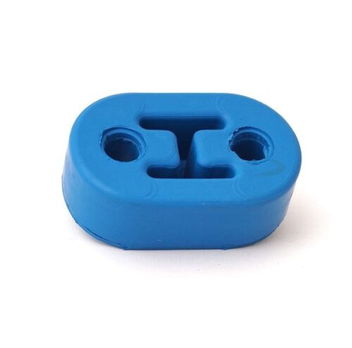 EPDM Auspuffgummi Hänger Halterung universell Aufhängung Auspuff 2 Loch blau 78x48x25mm
