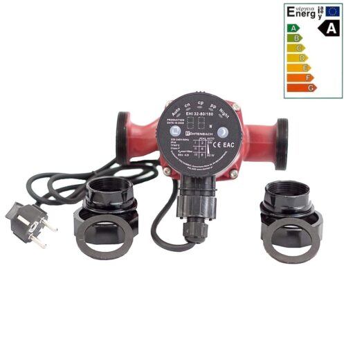 Hocheffizienzpumpe Heizungspumpe Zirkulationspumpe RB 32-80/180 Auto Klasse A
