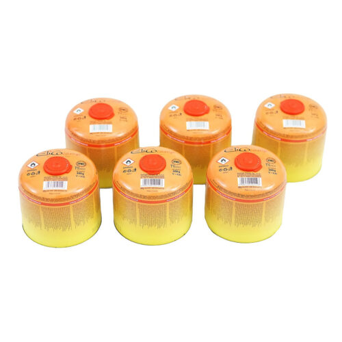 6x 300g ELICO Schraubkartusche Gaskartusche Camping Gaskocher Propan Butan Gas