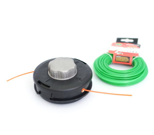 Fadenkopf Easy Load Mähkopf Motorsense Freischneider + 15m Mähfaden 2,4mm