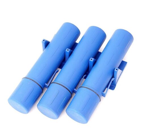 Elektrodenköcher Aufbewahrungsbox Set mit 4 Kammern Ø 85 mm L=370 mm wasserdicht verschließbar