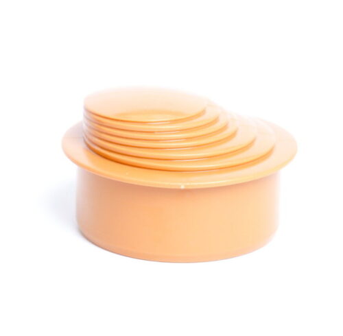 Reduzierstück Adapter Fallrohrfilter Regenrohrfilter 63-110mm KG/HT Rohr orange