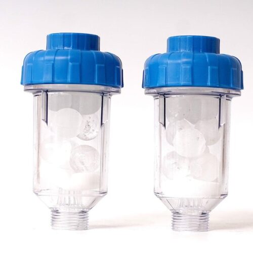 2x Wasserfilter f. Waschmaschine Spülmaschine Anti Kalk Filter Wasserenthärter