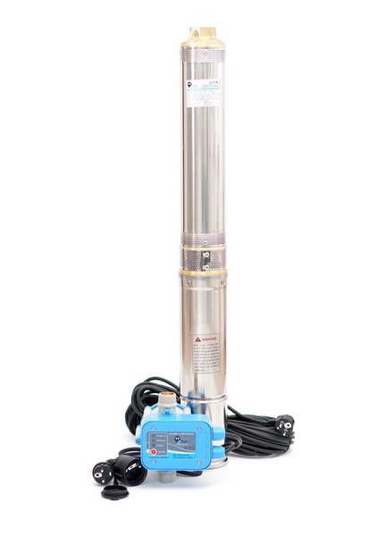 4SRM312 Tiefbrunnenpumpe 4 Zoll Sandverträglich 750W 7,3 bar Steuerung PC-10