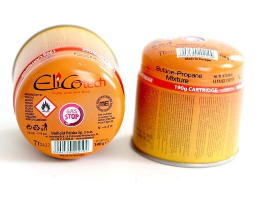 2x 190g ELICO Stechkartusche Gaskartusche Camping Gaskocher Propan Butan Gas