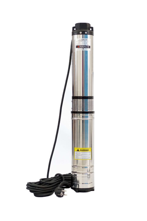 Einbach Tiefbrunnenpumpe Brunnenpumpe 4" 102mm 1,5kW 7200l/h 5 bar