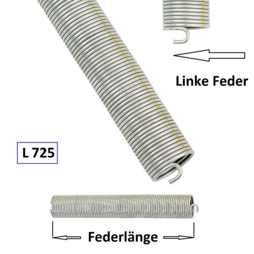 1 Stück Torsionsfeder Torfeder L725 / L36 für Hörmann Garagentor Garagentorfeder