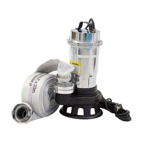 550W Tauchpumpe Abwasserpumpe Schmutzwasserpumpe NITRO 18000L/h + 20m C-Schlauch