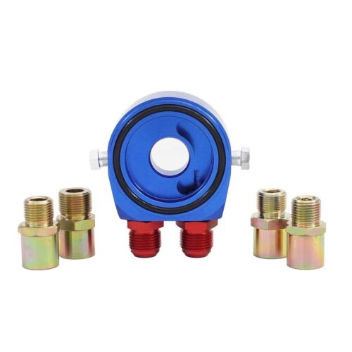 Ölfilter Adapter Sandwich Platte AN10 für ext. Ölkühler & Sensor M20 M22 3/4