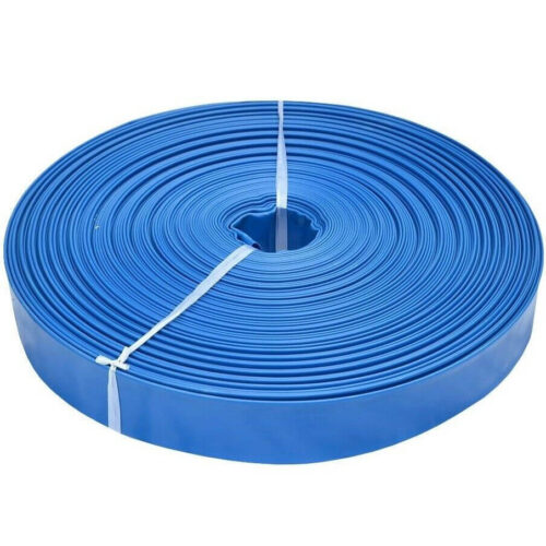 50m 2" Zoll PVC Flachschlauch Wasserschlauch Pumpenschlauch Flexibler Schlauch