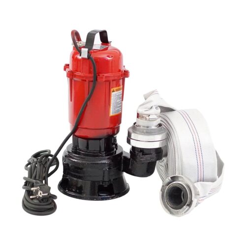 550W Tauchpumpe Abwasserpumpe Schmutzwasserpumpe HUNTER 18000L/h + 20m C-Schlauch