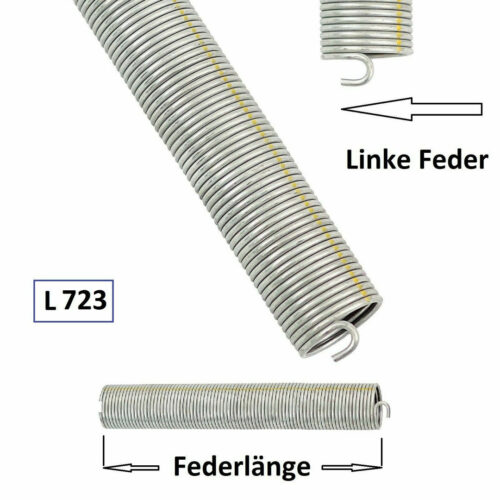 1 Stück Torsionsfeder Torfeder L723 / L32 für Hörmann Garagentor Garagentorfeder