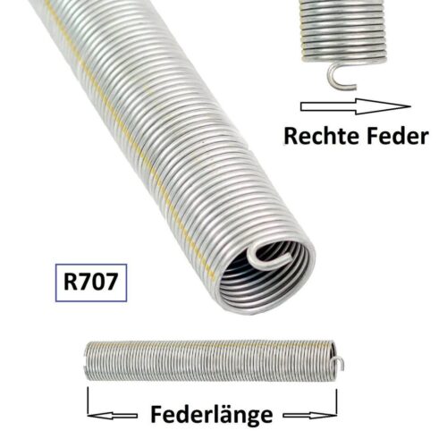 1 Stück Torsionsfeder Torfeder R707 / R26 für Hörmann Garagentor Garagentorfeder