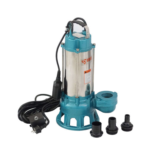 2200W Fäkalienpumpe Schmutzwasserpumpe Tauchpumpe Abwasserpumpe mit Schneidwerk 30000 L/h