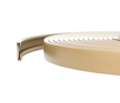10m PVC Handlauf 40x8mm Treppenhandlauf Kunststoffhandlauf Gummi gold