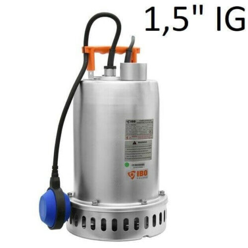 !! Profi !! Schmutzwasserpumpe Tauchpumpe Schwimmbadpumpe Edelstahl 16500L/h