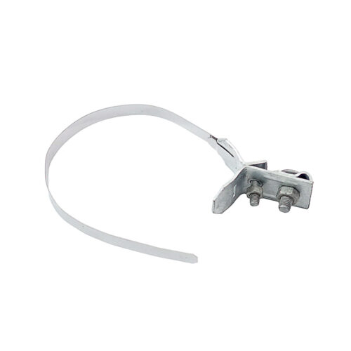 Regenrohrhalter Fallrohrschelle Feuer verzinkt verstellbar 80-120 mm Blitzschutz